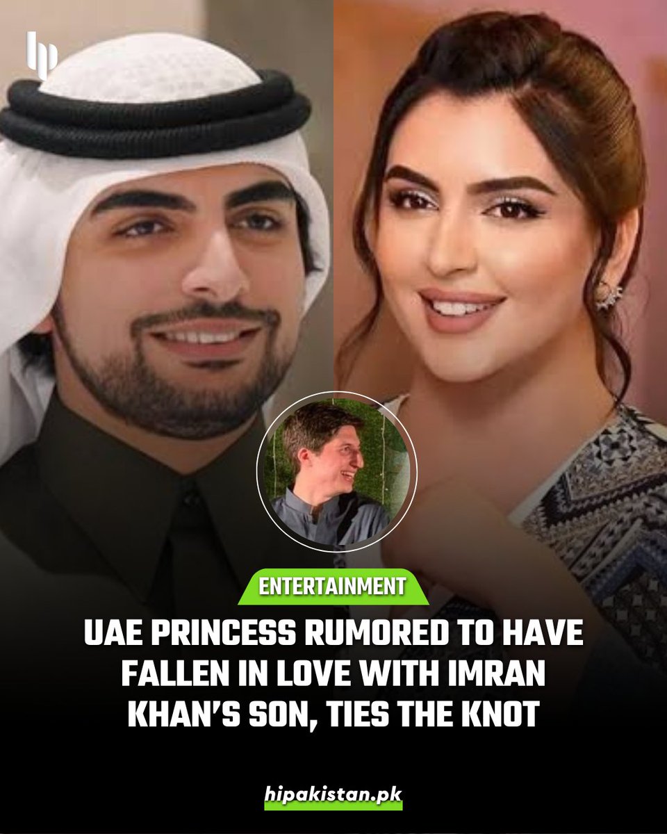 hipakistanpk's tweet photo. UAE princess Sheikha Mahra, who was once rumoured to have proposed to Imran Khan's son Sulaiman, has tied the knot with Emirati Sheikh Mana Al Maktoum.
#SheikhaMahra #UAEPrincess #Saulaiman #ImranKhan #imrankhanPTI #jemimagoldsmith #jemimakhan #viral #BreakingNews #hipakistan https://t.co/eC81GQKXJU