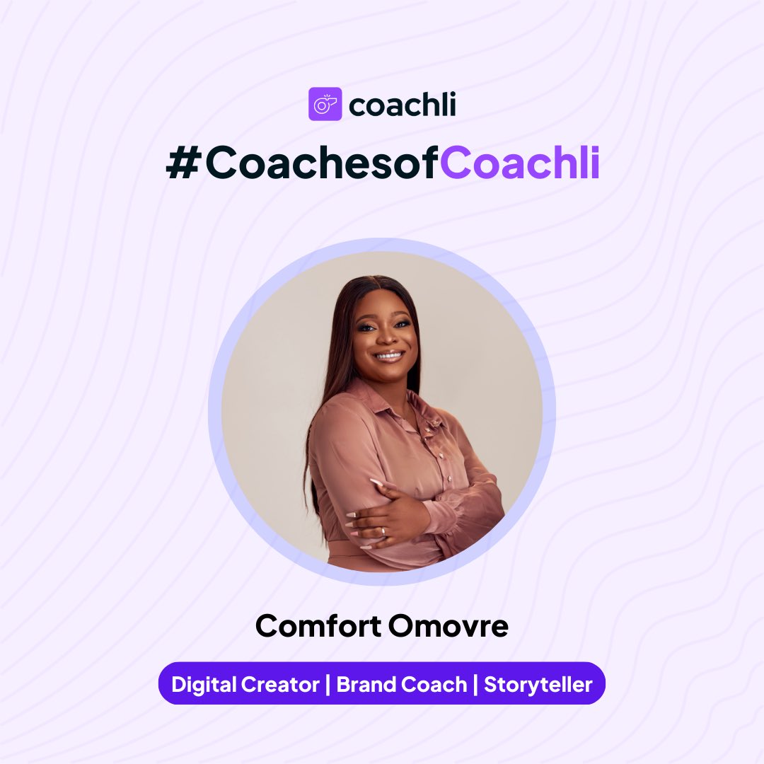 useCoachli's tweet photo. This week's #CoachesofCoachli spotlight ✨ is Comfort Omovre (@_Phoenixblvck)
Comfort (also known as the Phoenix_blvck) is a multipotentialite, who uses her skills in storytelling, training in counselling, and knowledge of branding, to build a thriving community of like minds https://t.co/dGdVSaPFV1