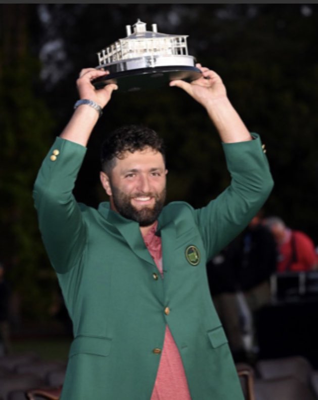 OldhamGolfClub's tweet photo. Congratulations to #JonRahm on winning #themasters 🏆🎉⛳️
Great performance indeed ! 
Also the leading amateur #SamBennett  we will defo be seeing more of you lad ✅
#Augusta https://t.co/XBFh4NUhT5