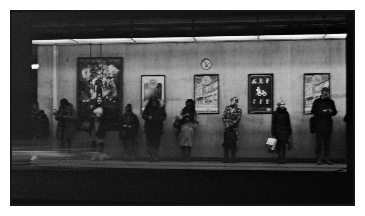 mathiasbtrt's tweet photo. People, train, other people, a different train, another day, another train, other people still… in a weird way, everything repeats itself, but is never quite the same.

#photography #trains #change https://t.co/Yq7ZJNfv37