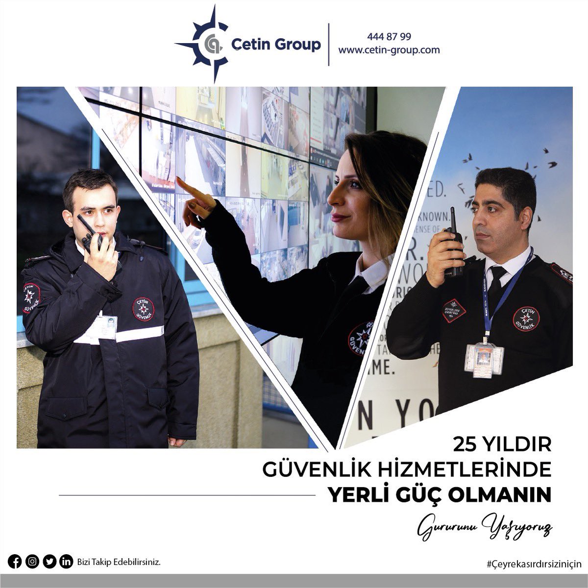 Cetin_Group's tweet photo. 25 yıldır güvenlik hizmetlerinde yerli güç olmanın gururunu yaşıyoruz. 

#cetingroup https://t.co/n2IxUujvQc