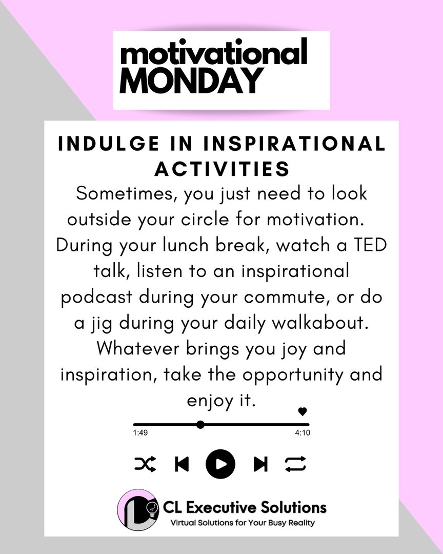 poohaholic1973's tweet photo. There are many things that contribute to us feeling down, unappreciated, resulting in depressing, lack of ambition and overall discontent. To combat these negative influences, try doing some inspiring activities to help boost your mood &amp; energy levels. #MotivationMonday #CLExec https://t.co/pGwFGlnoMZ