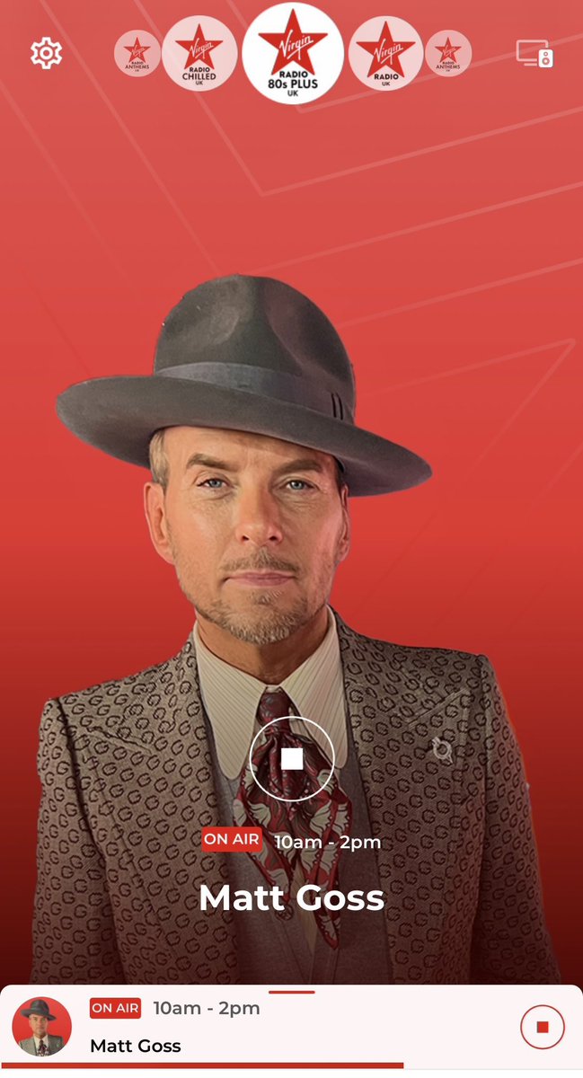 MattGossBelgium's tweet image. @mattgoss Will be on this radio program on @VirginRadioUK #VirginRadio80sPlus every Saturday! Enjoy everyone XOX 🙏🏻✌🏻👍🏻😄🤩🍀🥰❤️🇧🇪🇬🇧✨🌟✨
