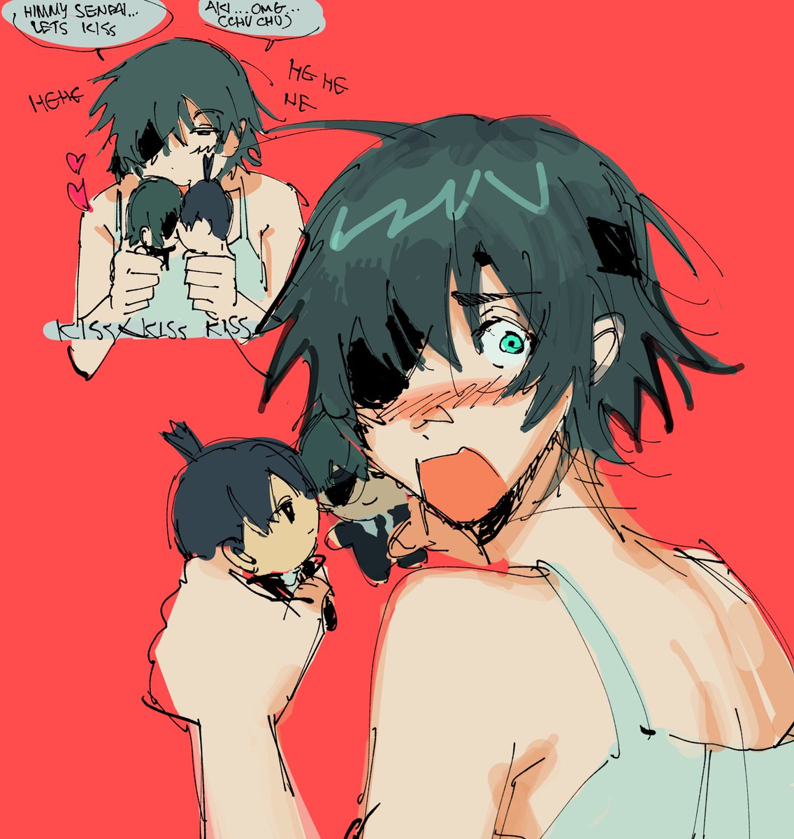 sexy nsfw himeno x aki 18+ rated R viewer discretion advised 
#chainsawman #himenosweep