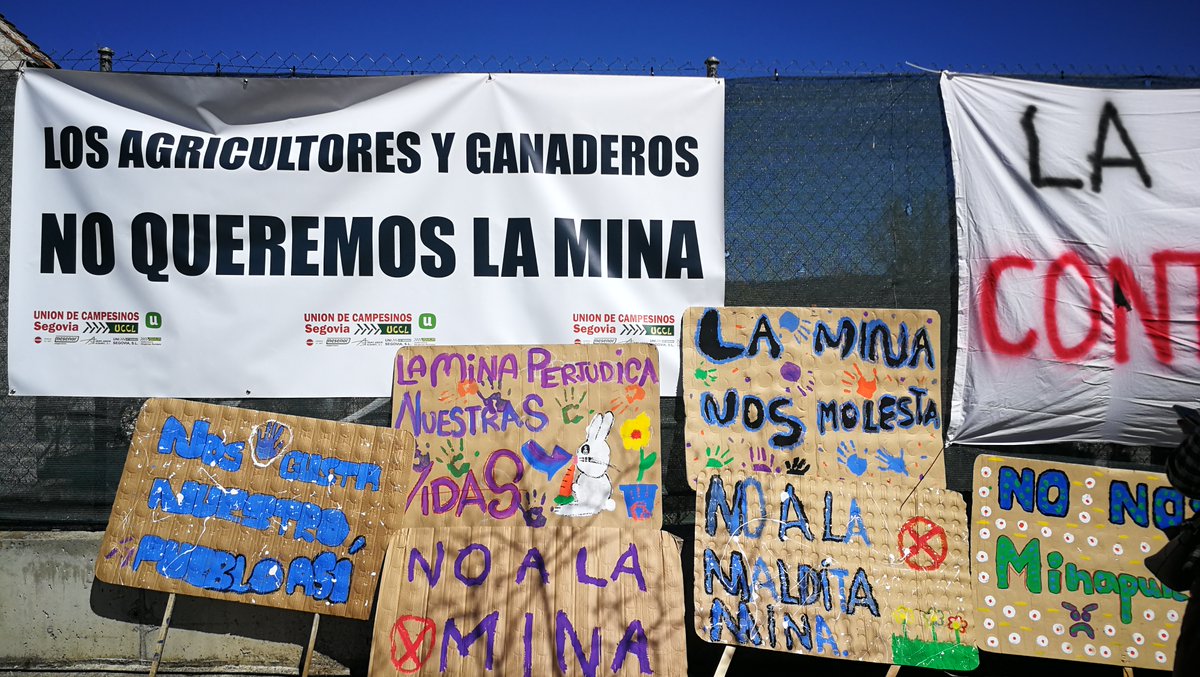 Plataforma contra la mina a cielo abierto en el Nordeste Segoviano. ¿Quieres firmar alegaciones? 👉 Aquí acortar.link/sp52ig
#noalaminaenelnordestesegoviano #NoALaMina #noalaminaenelnordestedesegovia #defendemosnuestratierra #RedNatura2000