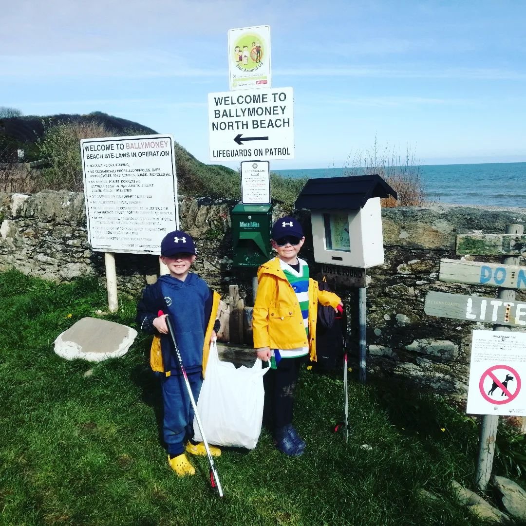 CleanCoasts's tweet photo. You are never too young to make a difference! These two amazing volunteers removed half a bag of #marinelitter from their local beach, Ballymoney. Well done! #CleanCoasts #Ireland
https://t.co/IfutjkZ26s https://t.co/gooP9My7cJ