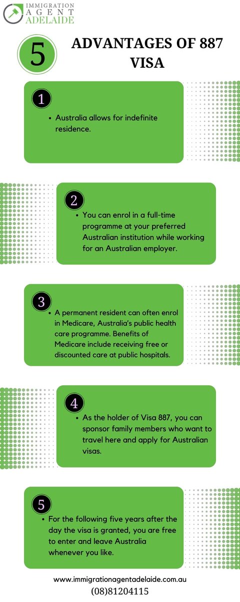 silvalee011's tweet image. Maximising the Benefits of Visa 887

If you're planning to apply for a 887 visa australia, it's important to maximize the benefits that this visa can offer. 
Visit Us :-bit.ly/42A4VfF

#MigrationAgentadelaide #ImmigrationAgentAdelaide #subclass887 #887visaaustralia