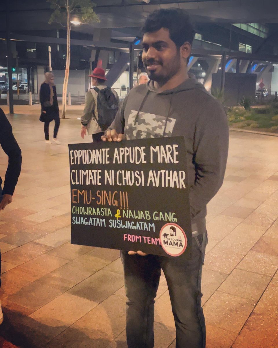 melbourne_mama's tweet photo. This is how we welcomed YOU ME WE AND US fav @chowraasta & @nawab_gang 😍😍
Australia has something for everyone Hope you had fun 🤩
Thanks for the unforgettable experience
Will see you soon…
#MelbourneMAMA #chowraasta #nawabgang #musicaltour #melbourne #sydney #telugu #Hyderabad