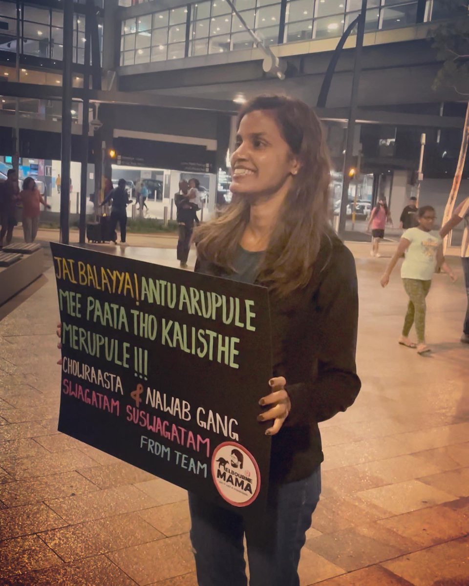 melbourne_mama's tweet photo. This is how we welcomed YOU ME WE AND US fav @chowraasta & @nawab_gang 😍😍
Australia has something for everyone Hope you had fun 🤩
Thanks for the unforgettable experience
Will see you soon…
#MelbourneMAMA #chowraasta #nawabgang #musicaltour #melbourne #sydney #telugu #Hyderabad
