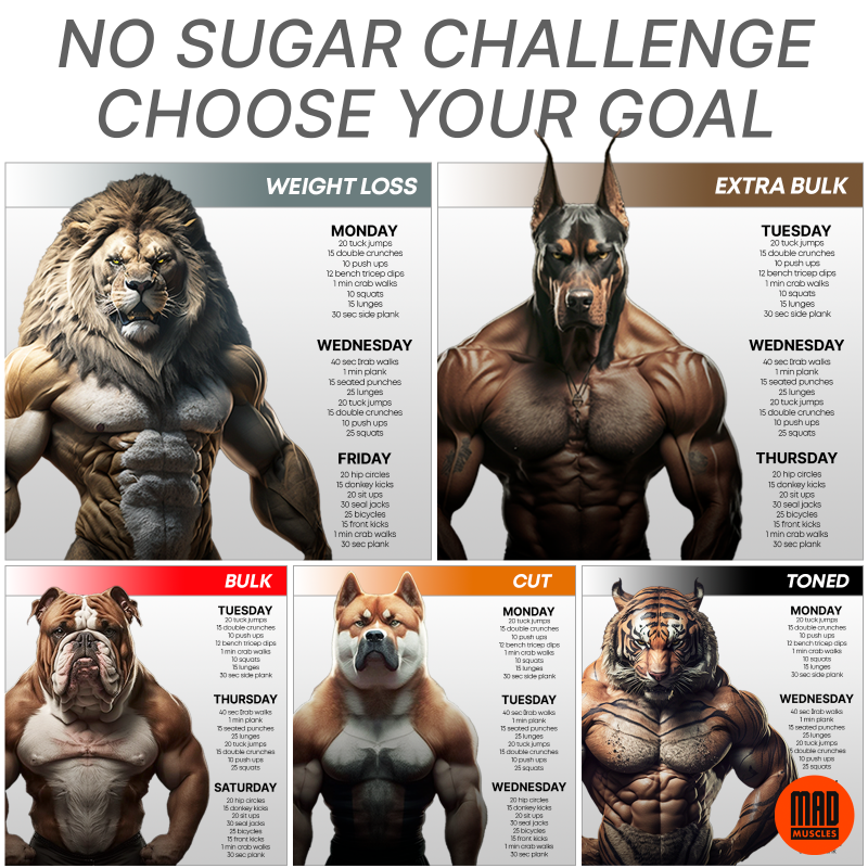 MadmusclesPlans's tweet photo. Say goodbye to boring workout routines and hello to MadMuscle!💪#personalizedfitness #fitnessgoals