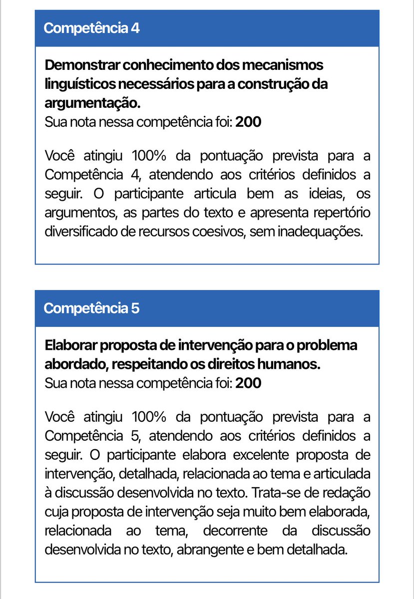 studyaugusto's tweet image. 🚨ENEM 2022: O INEP liberou a vista pedagógica das redações! Você pode visualizar a análise do seu texto em cada competência!