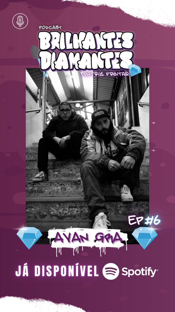 O episódio #6 de Brilhantes Diamantes já se encontra disponível para ouvires quando quiseres 💎✨

🎙️: <a href="/beatr__z/">Triz</a> 
💎: Avan Gra e Jeezas 

open.spotify.com/episode/3Zp5JC…