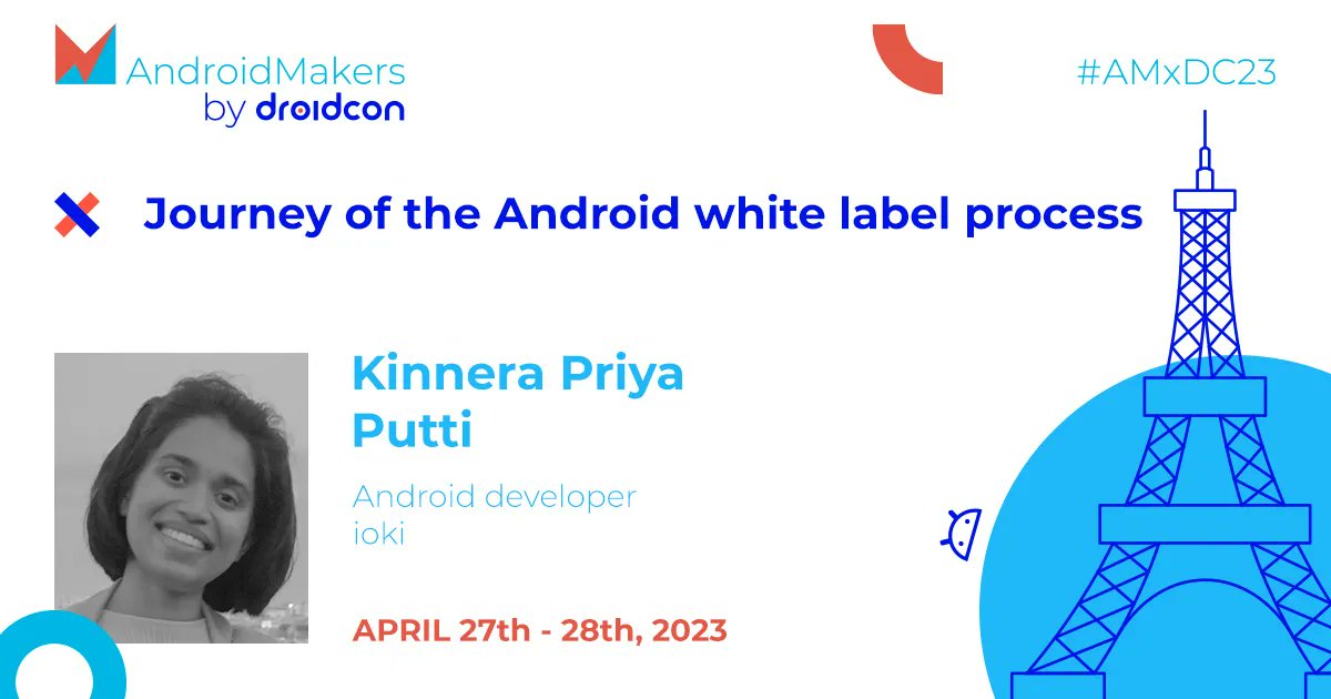 Don't miss <a href="/kinnerapriyap/">Kinnera Priya | కిన్నెర</a> at #AMxDC23 🇫🇷

Kinnera will explain how to separate responsibilities between the core feature-driven #Android app &amp; the white-label projects while optimising for scalability.

Read more here: buff.ly/3ZPq42R