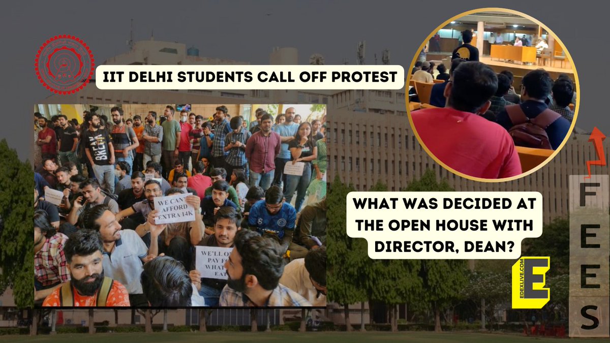 TallapragadaHa4's tweet photo. #IITDelhi #Feehike #Hostel #messfee
What was decided at the open house with #Director, #Dean?
Read https://t.co/213hmMrsdR 👈
@against_fee_hik @AppscIITb https://t.co/rLW0wqsU2N