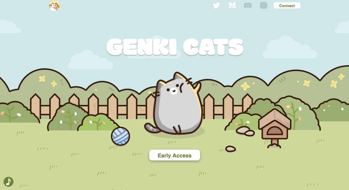 Genki Cats (💙,🧡) tweet media