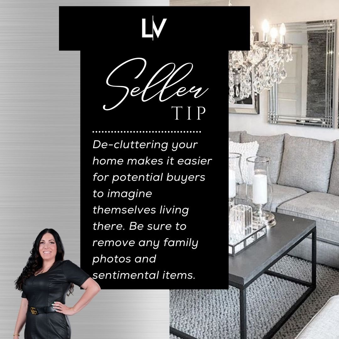 🏠 The secret to making your space feel bigger is to declutter before listing it for sale. 

As you begin decluttering, it’s important to see your home through the eyes of potential buyers. Clutter is distracting and can make it harder for buyers to see your home’s selling points