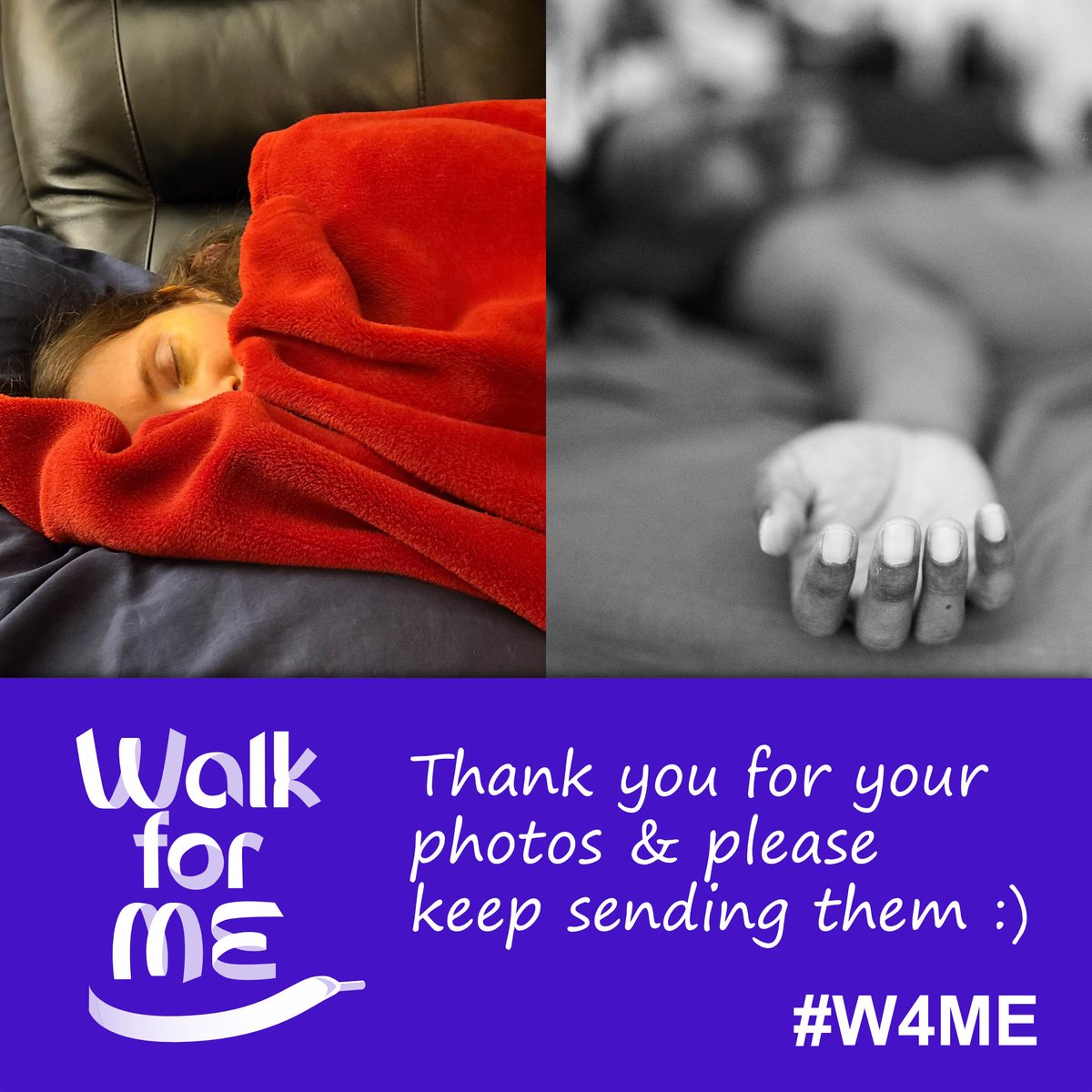 Walk_4_ME's tweet photo. Huge thanks to all the people with M.E who have sent photos! We always have space for greater representation though, so if you'd like to send photos for our website & social media, we'd love to hear from you! Anonymous photos like the ones in this post are great too #W4ME https://t.co/gHlquMgzEr