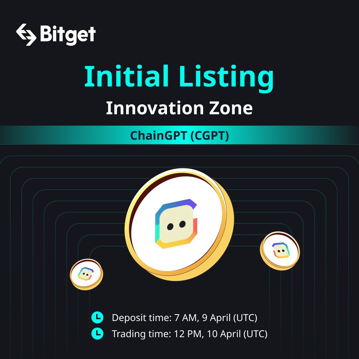 leeyeekiang1's tweet photo. 🔥 The hype for $CGPT is ramping up on #Bitget Innovation Zone! @Chain_GPT 

🚀 Trade $CGPT NOW! https://t.co/T9iaf8s6Wt…

Details: https://t.co/Uj2m68aHu4

#BitgetInitialListing #CGPTxBitget https://t.co/kz5wjlUo1Q