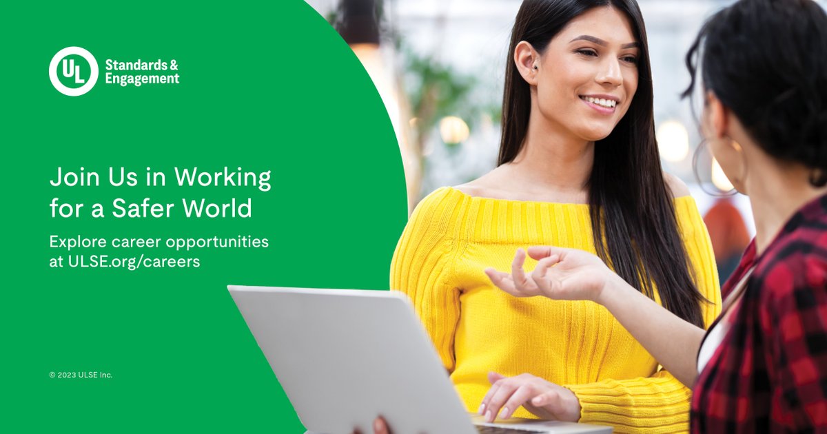 UL_Standards's tweet photo. Looking for purpose in your career? Join us in helping make the world a safer place: https://t.co/J5uPoxRgas
#JobSearch #Careers #JobInterviews https://t.co/kPuZUUr8ji