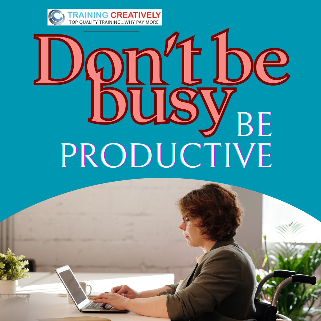 traincreatively's tweet photo. Being busy is about being good at everything while being productive is about being great at a few important things.
#Dailyquotes #Mondaymotivation #TrainingCreatively #GetCertified #APMG #PEOPLECERT #AXELOS https://t.co/UTZbIya5NI