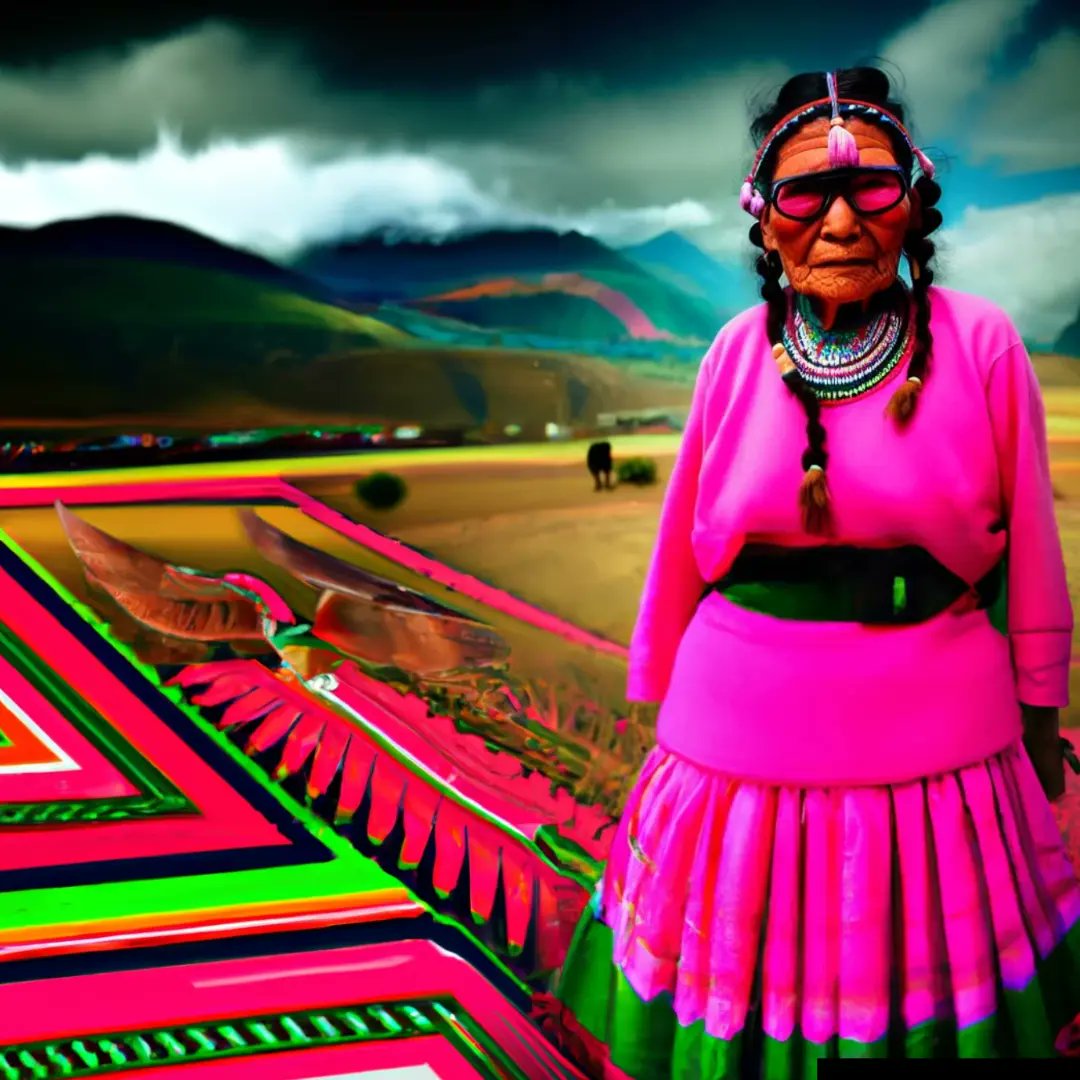 PacoRilda's tweet photo. Suyay
#dalle2 #aiart #abuelas #awichas #neón #artedigital #andes https://t.co/5wqHZoTzbw