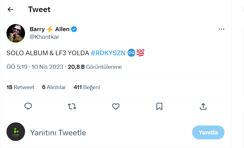 xtsygang's tweet photo. Khontkar, kendi solo albümünün ve Redkeys Music'in ortak projesi "RedKeyGang La Familia 3" albümünün yolda olduğunu Twitter üzerinden duyurdu.
#khontkar #lilzey #türkçerap #bixiblake #redkeysmusic https://t.co/QXsjDQhNYG