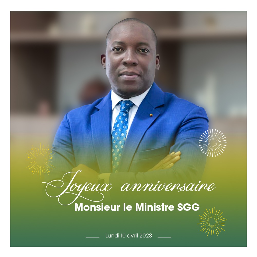 Secrétariat Général du Gouvernement Togo (@sggtogo) on Twitter photo Joyeux anniversaire Monsieur le Ministre SGG <a href="/kmnatchaba/">Kanka-Malik Natchaba</a>.
Que le bonheur et les bénédictions abondent sur vous. Joyeux anniversaire Monsieur le Ministre SGG <a href="/kmnatchaba/">Kanka-Malik Natchaba</a>.
Que le bonheur et les bénédictions abondent sur vous.