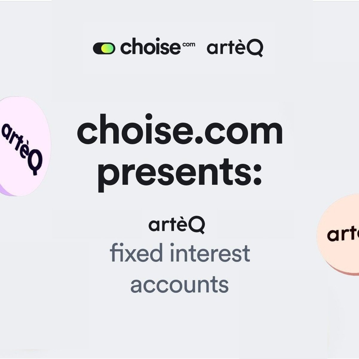 $ARTEQ fixed interest account with up to 6.0% APY – Now available on the @ChoiseCom App 🔥 Choose the term – 6, 9 or 12 months, deposit tokens and receive your profit. Available terms: 6 month - 4% APY 9 month - 5% APY 12 month - 6% APY Enjoy the gains! 💰 #arteQ…