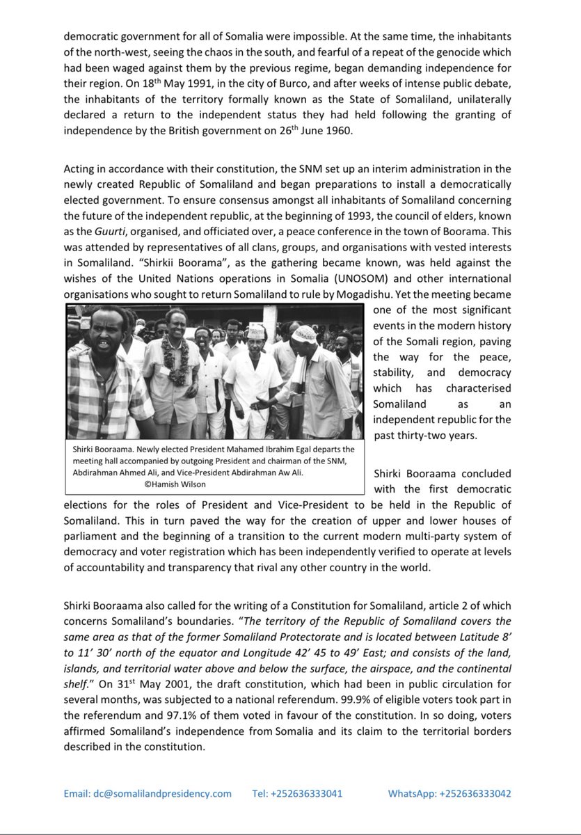 BilemohamedAli's tweet photo. Attached here is the latest Briefing #: 10 April 2023 “The Republic of Somaliland - An Explanation of its Origins and Territorial Boundaries". 
 #Somaliland https://t.co/UAoQwNED1G