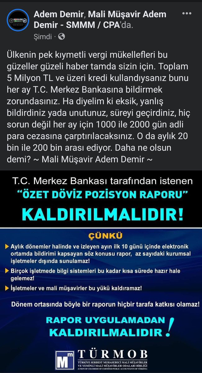 AdemDemirNet's tweet photo. #türmob #MerkezBankası
#TCMB #doevizpozisyonu
#doevizraporu
#Vergi #VergiMükellefi #MaliMüşavir #Smmm #MaliMüşavirAdemDemir #Ademdemir #AdemDemirNet @AdemDemirNet https://t.co/bO4Ie6rw7z