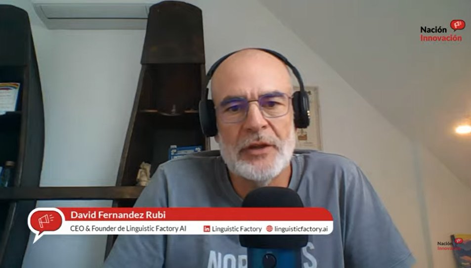 NacionInnovatv's tweet photo. "El evento Galicia Startup Congress sirve de altavoz para que el mundo conozca por qué tu #proyecto es diferente"🚀 nos explica @dfrubi CEO de Linguistic Factory AI👏 https://t.co/N39Suh7hP4