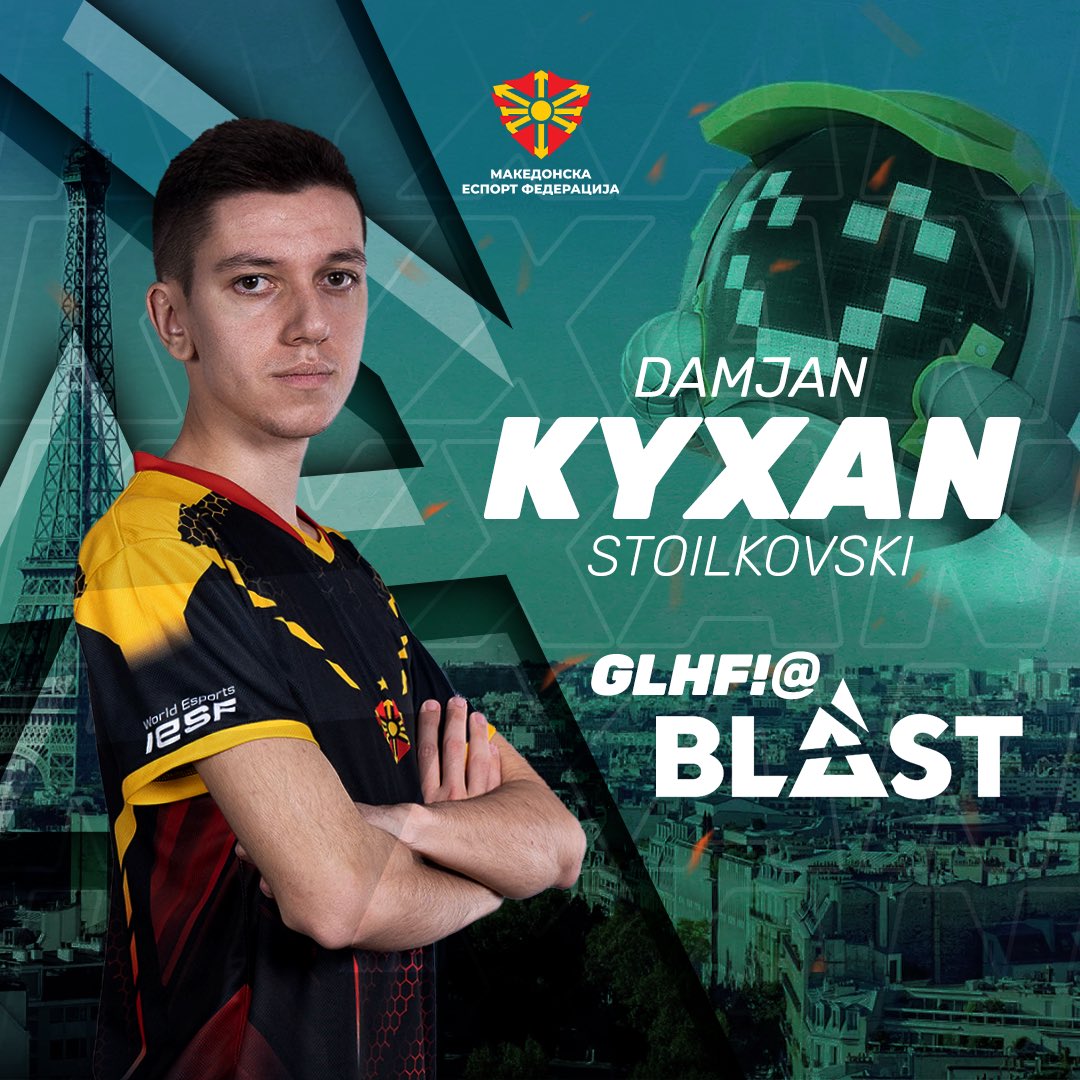 Дамјан испишува историја! 🤩

Првиот македонски CS:GO играч кој се квалификува на најголемиот професионален мејџор!

Со добра тимска игра, Дамјан ќе биде дел од Blast Major, последниот CS:GO турнир 🥳

GLHF kyxsan😊

#MESF #CSGO