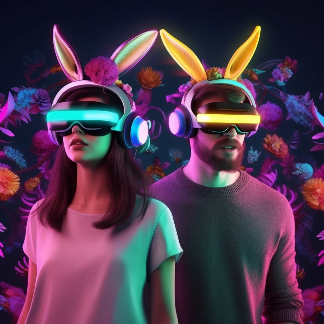 VirtualtimeVR's tweet image. Virtual Time vous souhaite de joyeuses fêtes de Pâques !
Pâques est synonyme de nouveaux départs. Pourquoi ne pas commencer le vôtre en essayant quelque chose de nouveau et d'excitant comme la réalité virtuelle ? Rejoignez-nous pour un événement VR spécial Pâques !