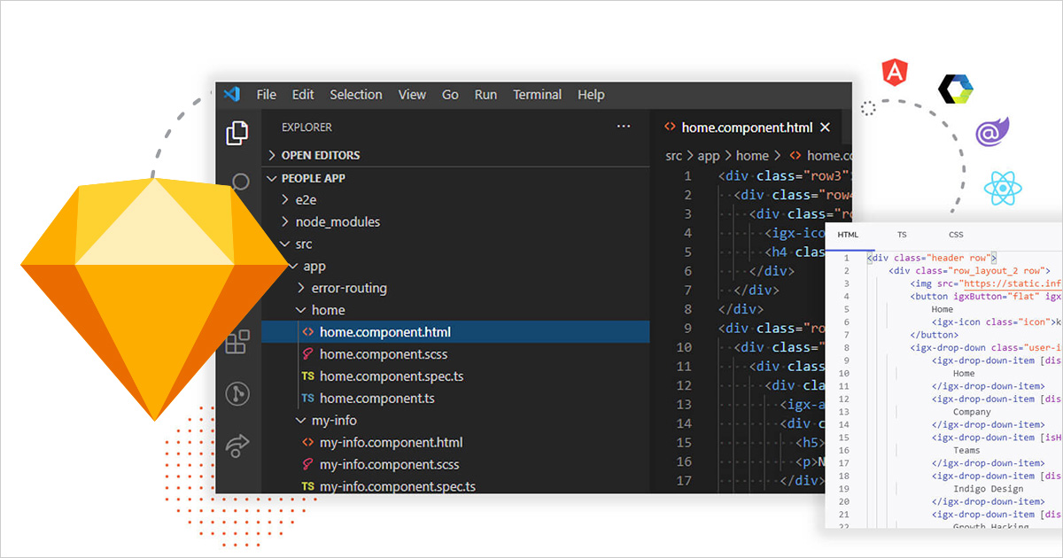 In Part II of our App Builder™ story guide you can see how to turn your Sketch design file into a clean HTML code in 5 easy steps. 👉🏻 infragistics.com/community/blog…