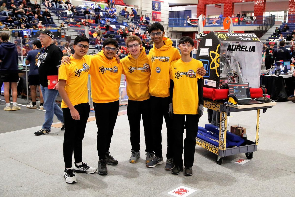 Congratulations to <a href="/Team201/">FEDS 201</a> and <a href="/AdamBots/">AdamBots</a> who won prestigious Impact Awards at the FIRST in Michigan State Championship competition. Both teams now head to the world championship in Houston. Go RCS! #RCSpride