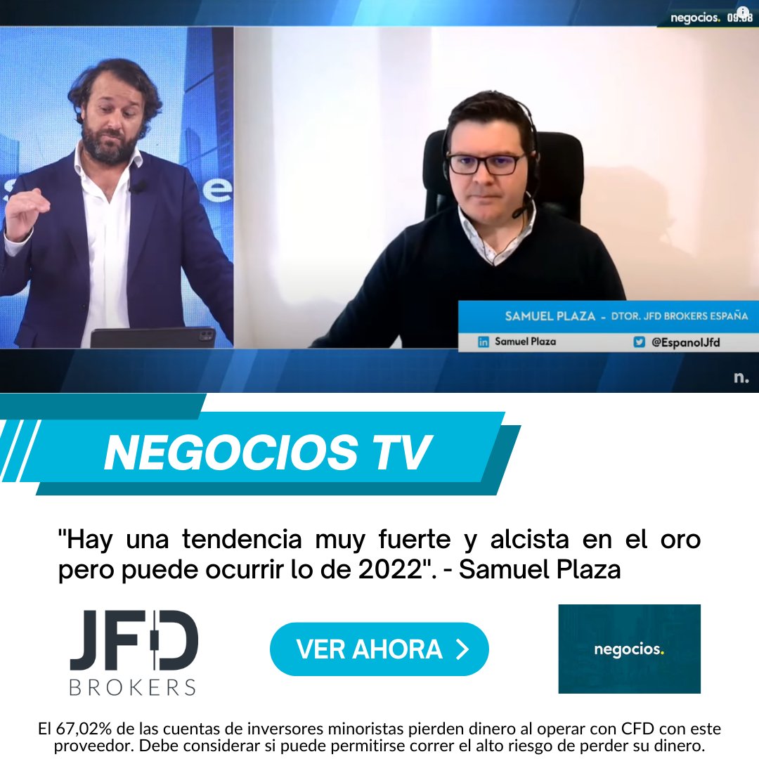 EspanolJfd's tweet photo. Mira el video completo en Negocios TV aquí:
https://t.co/qOOKjKOget

El 67,02% de las cuentas de inversores minoristas pierden dinero al operar con CFD con este proveedor. Debe considerar si puede permitirse correr el alto riesgo de perder su dinero. https://t.co/a2gBFtZIMG