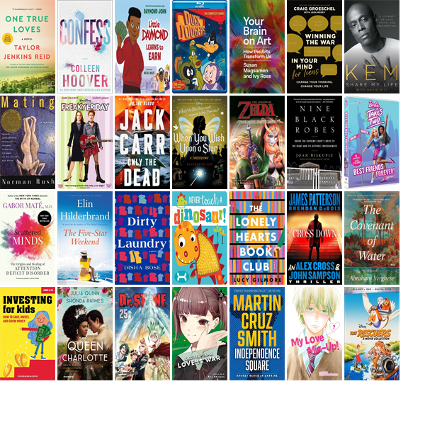 This week the Calvert Library has 261 new books and 13 new movies.  New items include The Housemaid's Secret, One True Loves, Confess, Little Daymond Learns to Earn, Duck Dodgers, Your Brain on Art, and Winning the War in Your Mind for Teens. wowbrary.org/nu.aspx?p=2779…