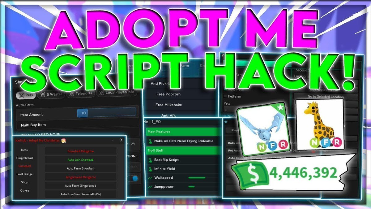 Roblox Adopt Me Script Pastebin Hacks - December 2023 