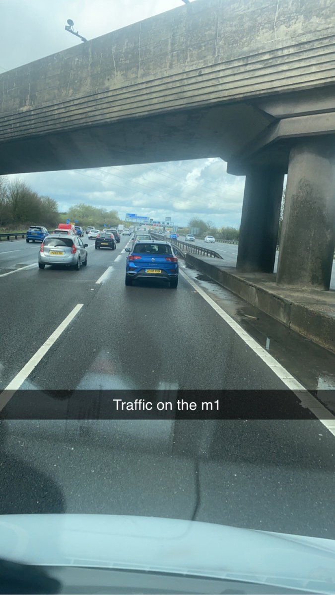 GoPronto1's tweet photo. Straight off our dashboard camera Traffic on the m1 from junction 12 use alternative routes…… https://t.co/4NbNDNRTg8