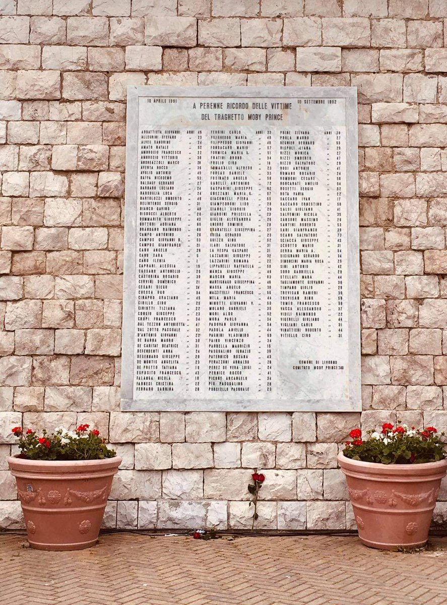 Livorno ci vede, ci vede con gli occhi. 

32 anni
Nessun colpevole 
140 vittime 
#iosono141
#MobyPrince 

📌 14-16 aprile al Cisternone di #Livorno racconteremo questi 32 anni di memoria e impegno per la verità e la giustizia effettocollaterale2012.wordpress.com/2023/04/03/mob…