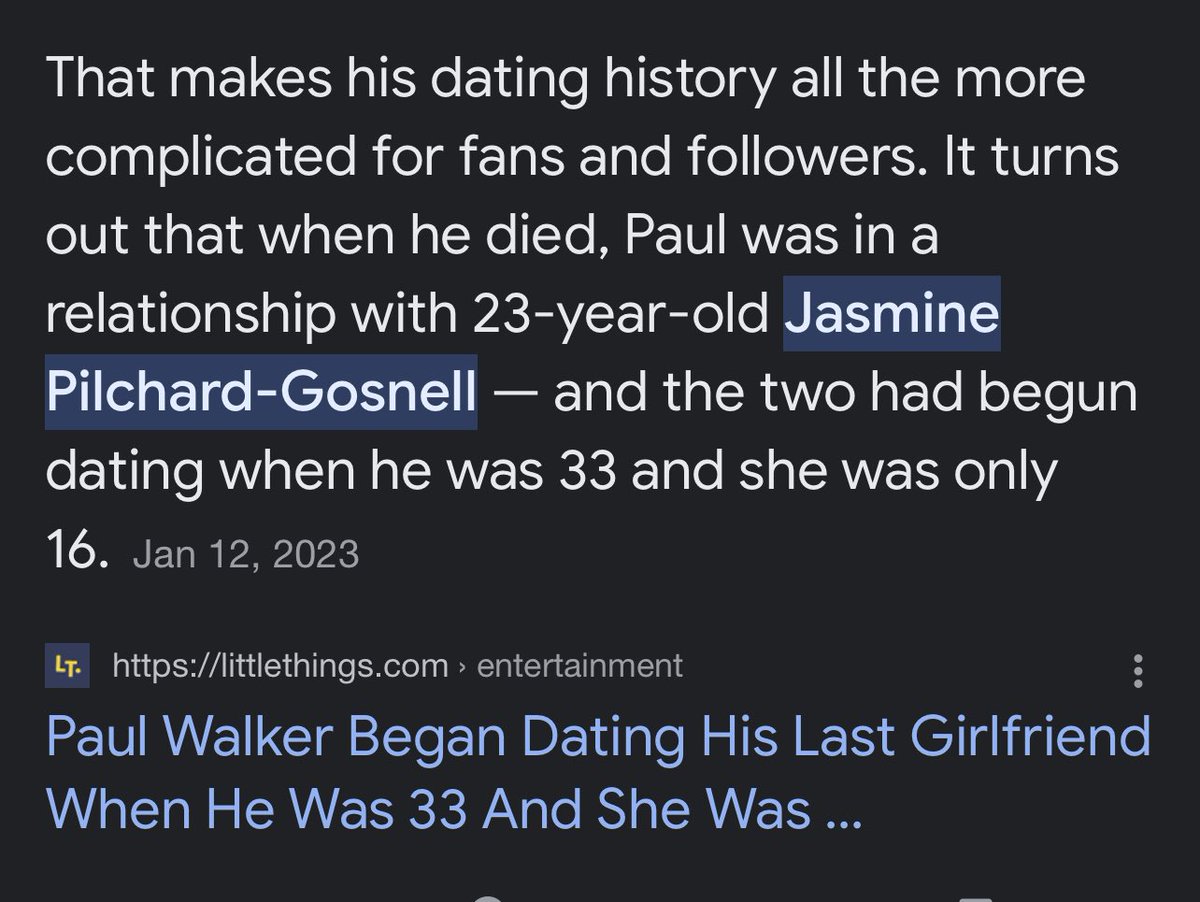 <a href="/DailyLoud/">Daily Loud</a> I mean even 16yr olds parents let them date 33yr old movie stars like Paul Walker 🤷🏾‍♂️ anything for the bag..
