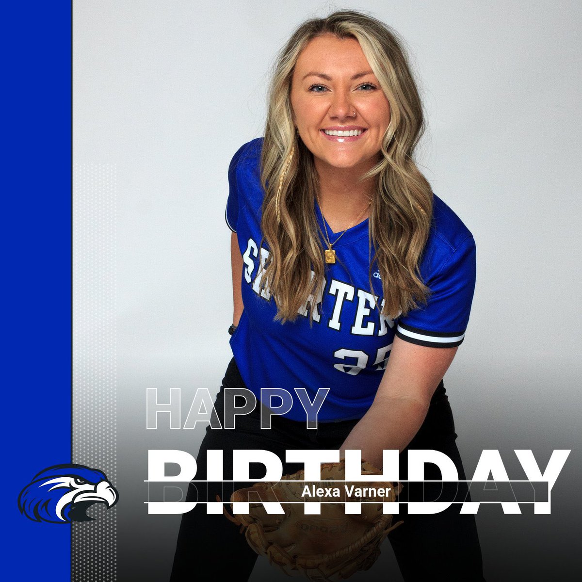 SUHawksSoftball's tweet photo. Happy Birthday to Junior middle infielder Alexa Varner! 🥳🎂✨💗 https://t.co/vityyc5Ism
