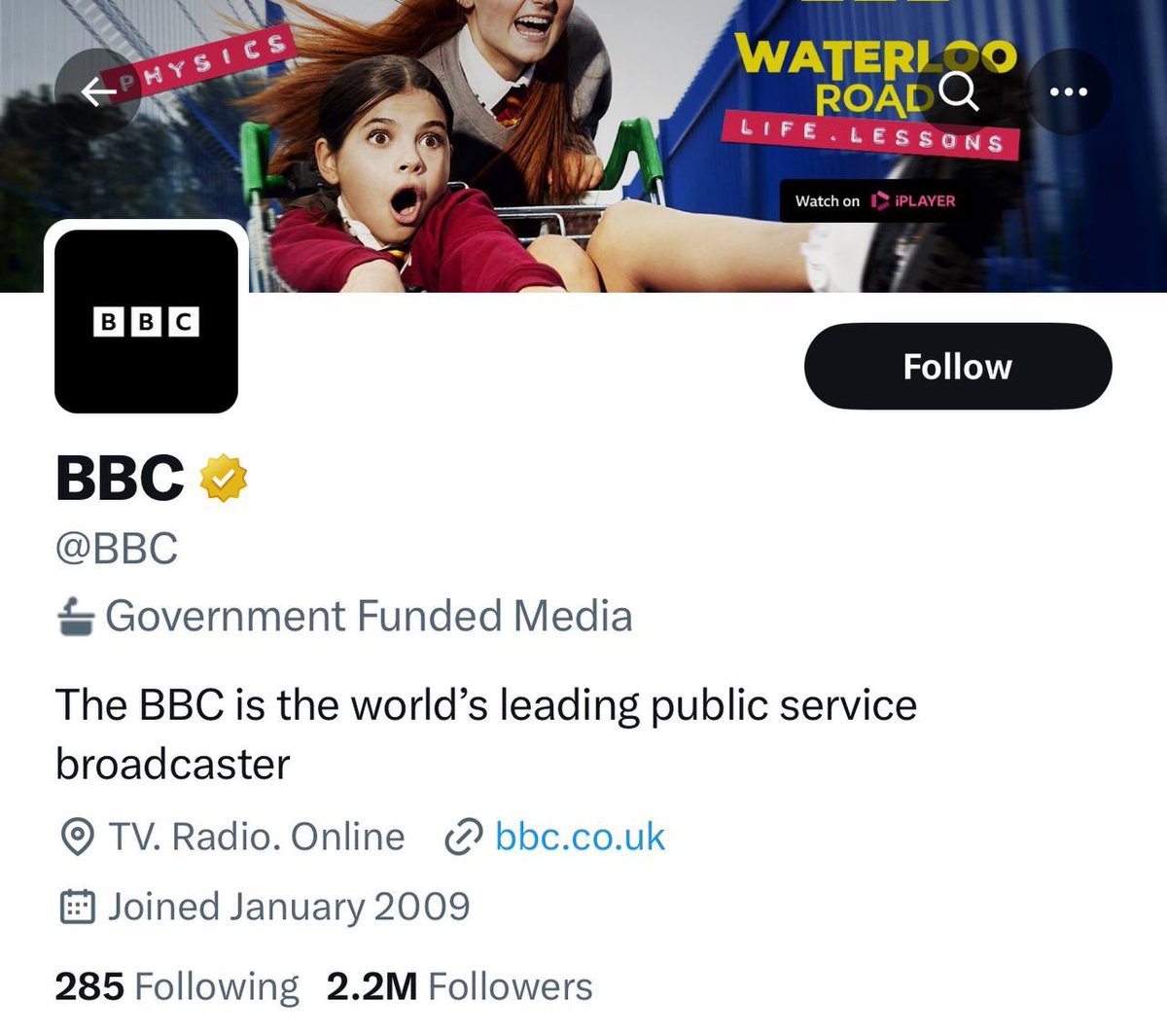 intheMatrixxx's tweet photo. NEW 🚨 Twitter has now labelled NPR, BBC, Voice of America and PBS as “Government Funded Media”

Keep going @elonmusk ! 👊🏻😎 https://t.co/DGQ3MQKdJB