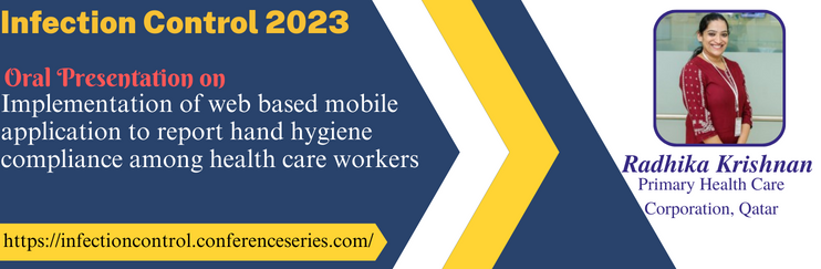 conferenceserie's tweet image. Join with our Speaker Presenter Radhika Krishnan from Primary Health Care Corporation, Qatar at #Infection_Control_2023_Conference during May 26-27, 2023 at London, UK

For more details, Visit: professionalconferences.org/meet-us/INFECT…
Whats app : +1 3072151648

#infectioncontrol2023