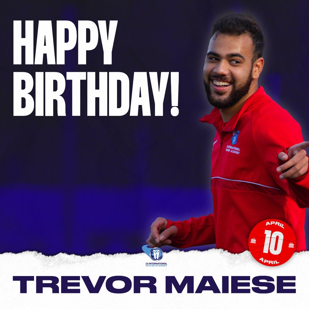 i2iSoccerAcad's tweet photo. 🎂 | Happy Birthday to i2i Student Athlete, Trevor Maiese! 🎉 

▪️ Town
▪️ Defender
▪️ York St John University
▪️ Third Year

Have a great day, Trev! 🥳 

#OneBigFamily https://t.co/2ETk8DwU0y