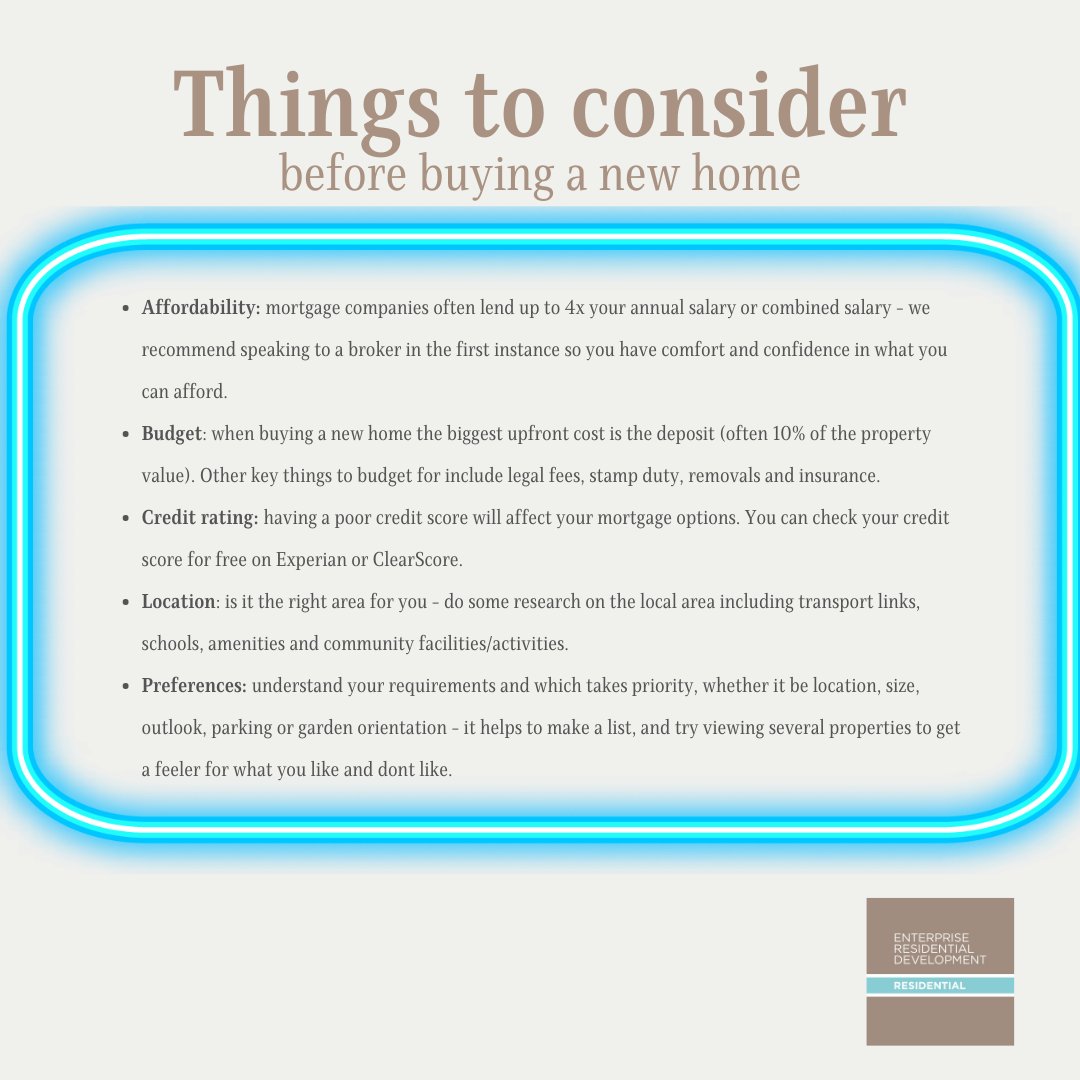 enterprisepg's tweet photo. Here are some useful tips on what to think about before moving, whether you’re a first-time buyer or a second mover. 

Check out our current developments using the link below 
https://t.co/5Dgx9CiP92

#makeyourmove #newbuild
#newhome #househunting #didyouknow #homesearch https://t.co/iut7QYZwRf