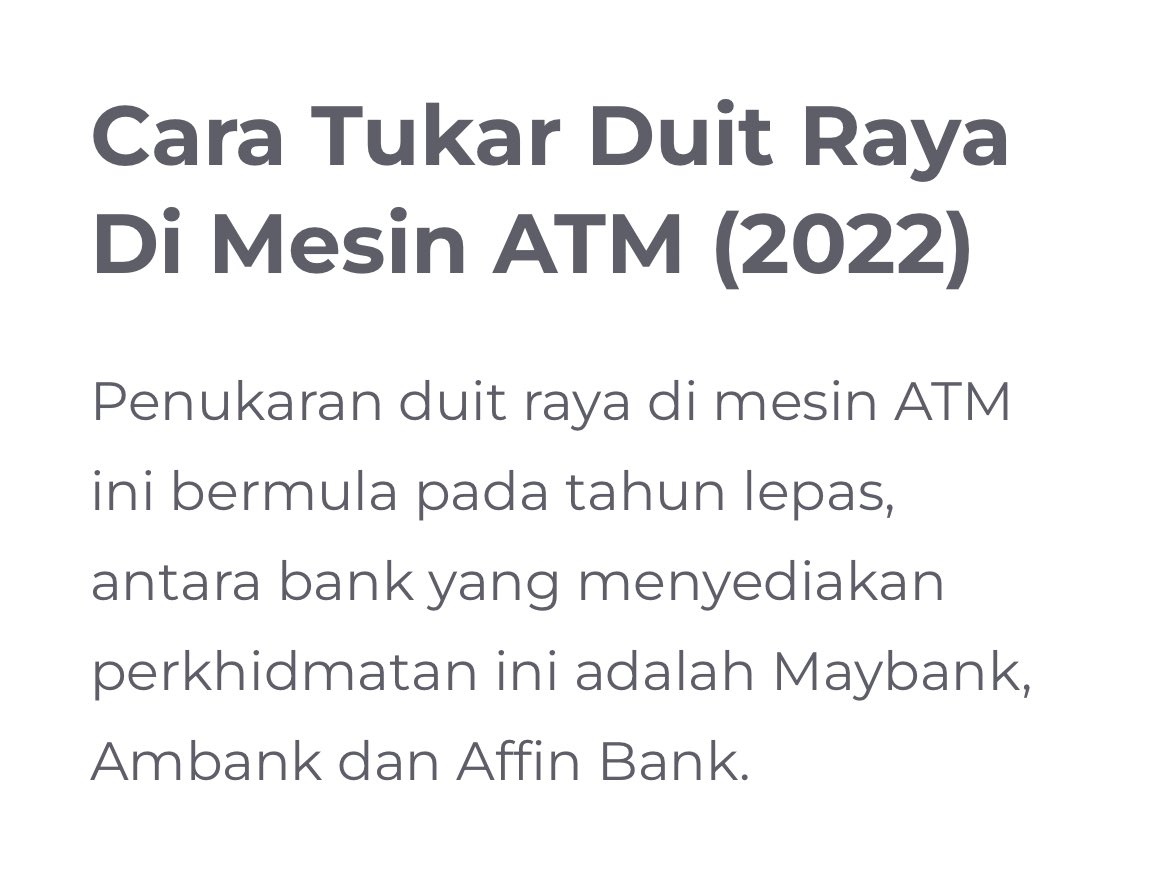 AkeemSharyzal's tweet photo. Cara tukar duit raya dekat mesin ATM, kita start dengan bank Maybank dahulu. Thread. https://t.co/SezBjwqBRX