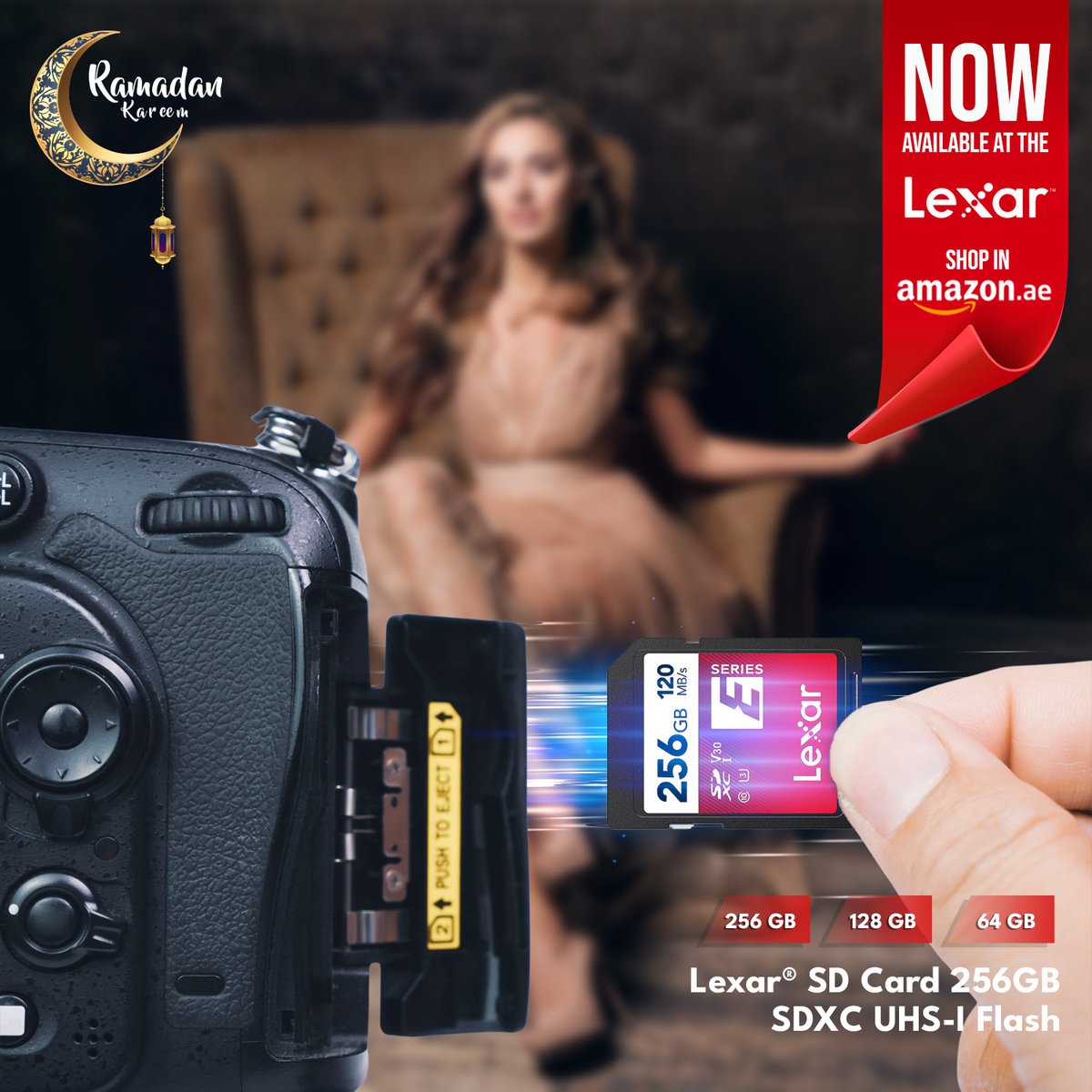 LexarMEA's tweet image. 🔓 Unlock the #contentcreator within you! 🤩 

This #Lexar E-series #SDXC® card works at lighting-fast speeds 💨 and goes with a V30 classification, allowing for long-lasting recording without frame drops, making it the perfect tool for #4K shooting! 🔥

#lexarMEA #lexarmemory