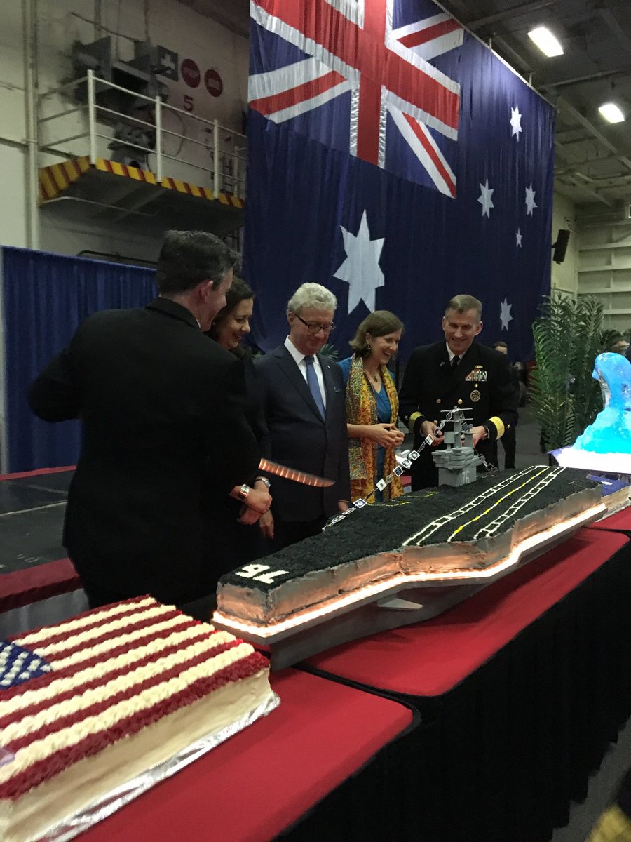 USwithAUS's tweet photo. @US7thFleet Ohhhh, well deserved!! 👏👏👏 I still remember the tender Steamship Round and succulent pork 😋 they served up in Brisbane when they were in town in 2017…what a feast!

Looking forward to another invite! 🤞
#USwithAUS 🇺🇸🇦🇺 https://t.co/VewayciS2j