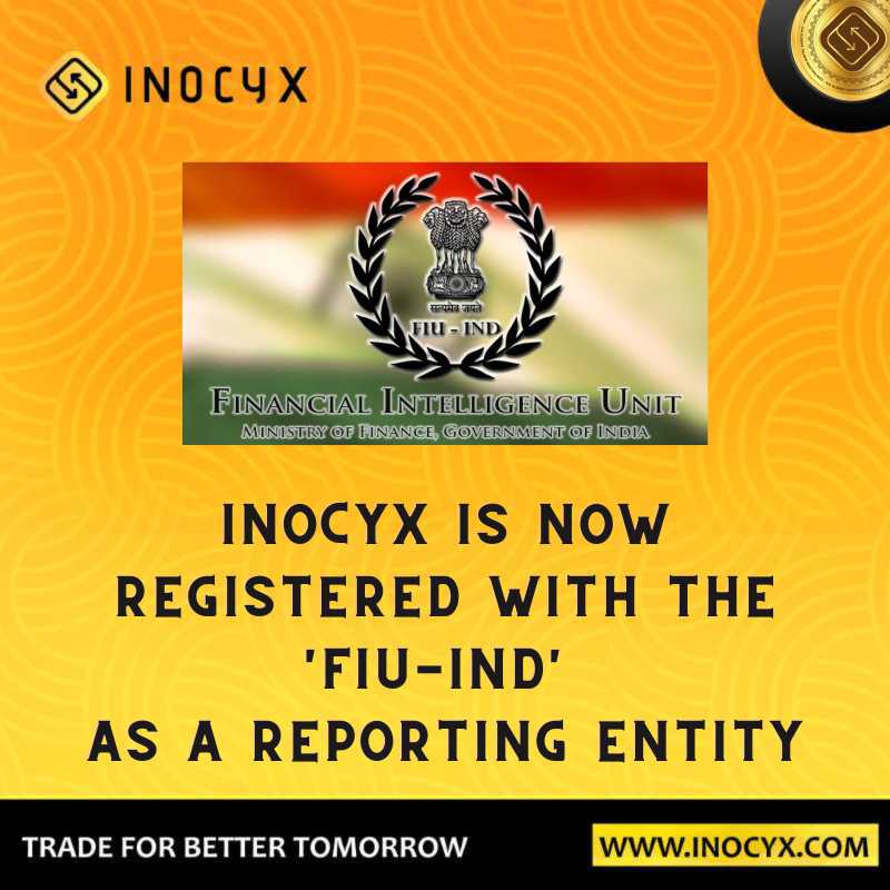 tijiraja's tweet photo. We @INOCYX have got Registered®️ with the Financial Intelligence Unit (FIU-IND) as a Reporting Entity. And I joyfully make note that we're India's 3rd Entity (#Crypto-Exchange) to do so in #cryptocurrency Industry.
#inocyx #inocyxnft #inocyxmeta #inocyxlearning #E16Link #iyxtoken https://t.co/V5ObE5S4O5